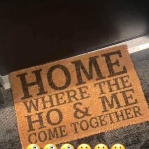 Welcome Home Doormat - Brown